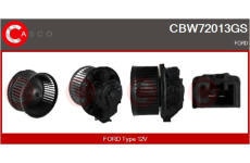 Odpor, vnitřní tlakový ventilátor CASCO CRS73014AS
