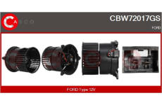 Předřazený odpor, elektromotor (ventilátor chladiče) CASCO CRS73027AS