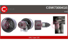 Predradený odpor, elektromotor (ventilátor chladiča) CASCO CRS74006GS
