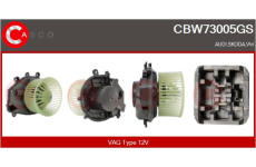 Předřazený odpor, elektromotor (ventilátor chladiče) CASCO CRS74031GS