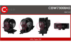 Elektromotor vetráka chladiča CASCO CEF74072AS