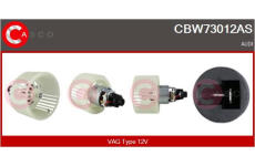 vnitřní ventilátor CASCO CBW73012AS