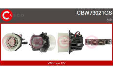 Sada kabelu, topny ventil. vnitr.prost.(syst.predehr.mot.) CASCO CRS74K14AS
