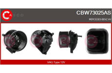 Odpor, vnitřní tlakový ventilátor CASCO CRS76016AS