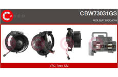 vnitřní ventilátor CASCO CBW73031GS