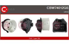 Odpor, vnitřní tlakový ventilátor CASCO CRS78032GS