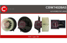 Předřazený odpor, elektromotor (ventilátor chladiče) CASCO CRS78047GS