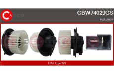 Předřazený odpor, elektromotor (ventilátor chladiče) CASCO CRS78049GS