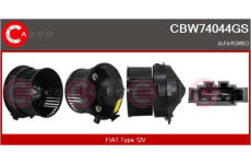 Odpor, vnitřní tlakový ventilátor CASCO CRS81000AS