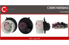 Odpor, vnitřní tlakový ventilátor CASCO CRS83006AS