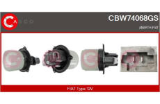 Odpor, vnitřní tlakový ventilátor CASCO CRS86000AS