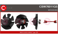 vnitřní ventilátor CASCO CBW76011GS