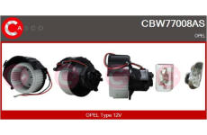 vnitřní ventilátor CASCO CBW77008AS