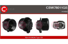 vnitřní ventilátor CASCO CBW78011GS