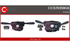 Hydraulické čerpadlo, řízení CASCO CSP75120GS