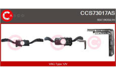 Hydraulické čerpadlo, řízení CASCO CSP77131AS