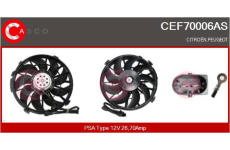 Elektromotor, větrák chladiče CASCO CEF70006AS