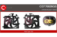 Spínač řízení CASCO CCS74017GS