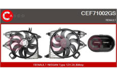 Elektromotor, větrák chladiče CASCO CEF71002GS