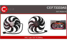 Elektromotor, větrák chladiče CASCO CEF73005AS