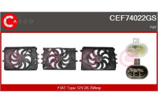 Elektromotor, větrák chladiče CASCO CEF74022GS