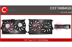 Dmychadlo, plnění CASCO CTC73023AS