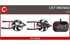 Elektromotor, větrák chladiče CASCO CEF74074AS