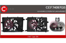 Dmychadlo, plnění CASCO CTC73124RS