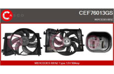 Dmychadlo, plnění CASCO CTC76013KS