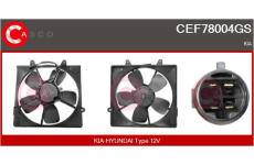Teplotný spínač ventilátora klimatizácie CASCO CIT70100AS
