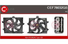 Spojka, větrák chladiče CASCO CVF62000AS