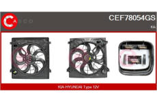 Spojka, větrák chladiče CASCO CVF66001AS