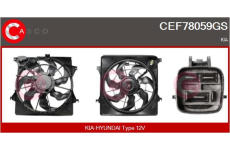 Spojka, větrák chladiče CASCO CVF67000AS