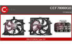 Spojka, větrák chladiče CASCO CVF67000GS