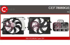 Spojka, větrák chladiče CASCO CVF72000AS