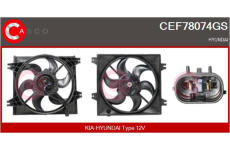 Spojka, větrák chladiče CASCO CVF76000GS