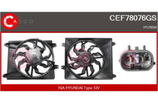 Spojka, větrák chladiče CASCO CVF76001GS