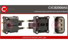 Vodní čerpadlo ostřikovače, čistění skel CASCO CWP82005AS