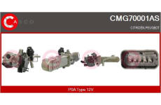 Odpor vnútorného ventilátora CASCO CRS73012AS