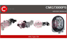 Menič tlaku, Riadenie výfukových plynov CASCO CPC76000GS