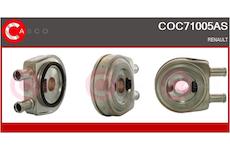 Olejový chladič, motorový olej CASCO COC71005AS