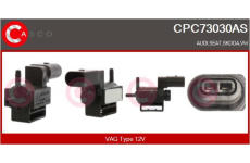 Měnič tlaku, výfukový systém CASCO CPC73030AS