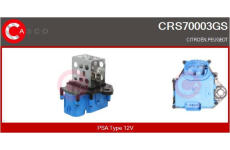 Předřazený odpor, elektromotor (ventilátor chladiče) CASCO CRS70003GS