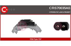 Odpor, vnitřní tlakový ventilátor CASCO CRS70035AS