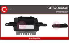 Odpor, vnitřní tlakový ventilátor CASCO CRS70040GS
