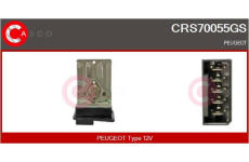 Předřazený odpor, elektromotor (ventilátor chladiče) CASCO CRS70055GS