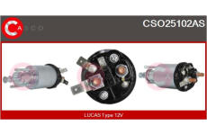 Elektromagnetický spínač pre żtartér CASCO CSO25102AS