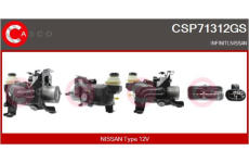 Stavitelný element, turbodmychadlo CASCO CPV76013KS