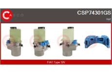 Vodní čerpadlo ostřikovače, čistění skel CASCO CWP73001AS