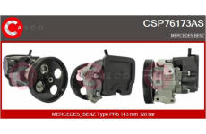 Odpor, vnitřní tlakový ventilátor CASCO CRS74026AS